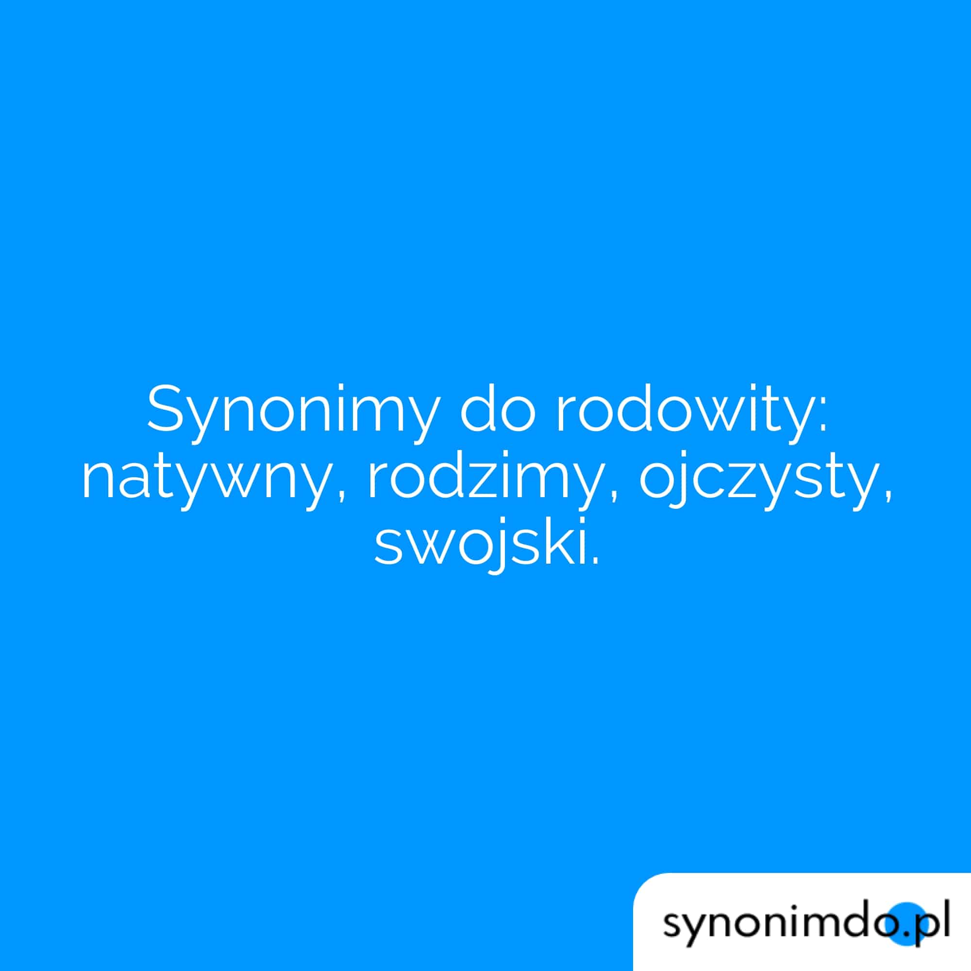 rodowity